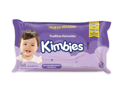 4 Kimbies Toallas húmedas 48u