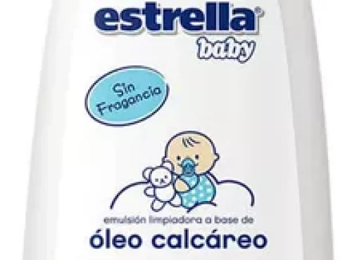 7 Óleo Calcáreo Estrella Baby sin Fragancia con Extracto de Algodón x 500 ml